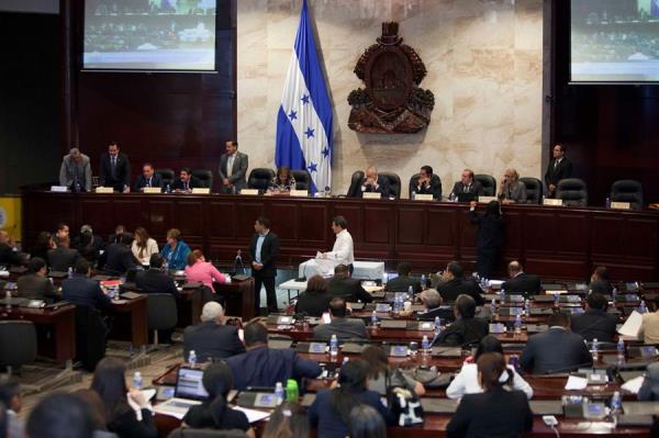 Vista general del Parlamento de Honduras en Tegucigalpa (Honduras).