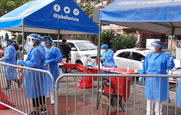 En el Parque Urracá se realizan hisopados sin importar el lugar de residencia.