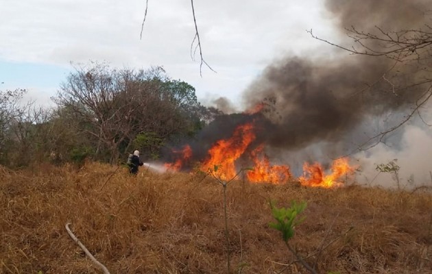 La época de incendios se inicia a mediados del mes de febrero hasta finales del mes de abril, meses en que se dan la mayor parte de estas afectaciones, según las autoridades. .