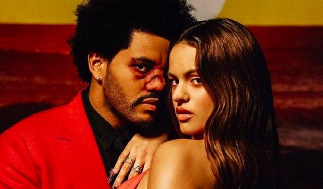 The Weeknd y Rosalía. Foto: Archivo