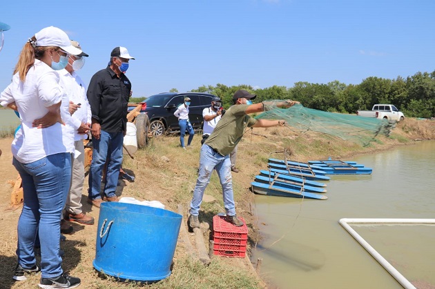 Los pequeños como medianos productores de tilapia y camarones que menos recursos tienen. Cortesía