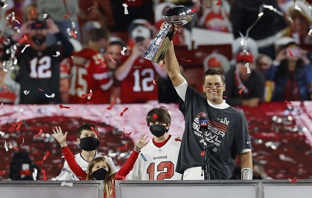 Brady ganó su  séptimo Super Bowl.