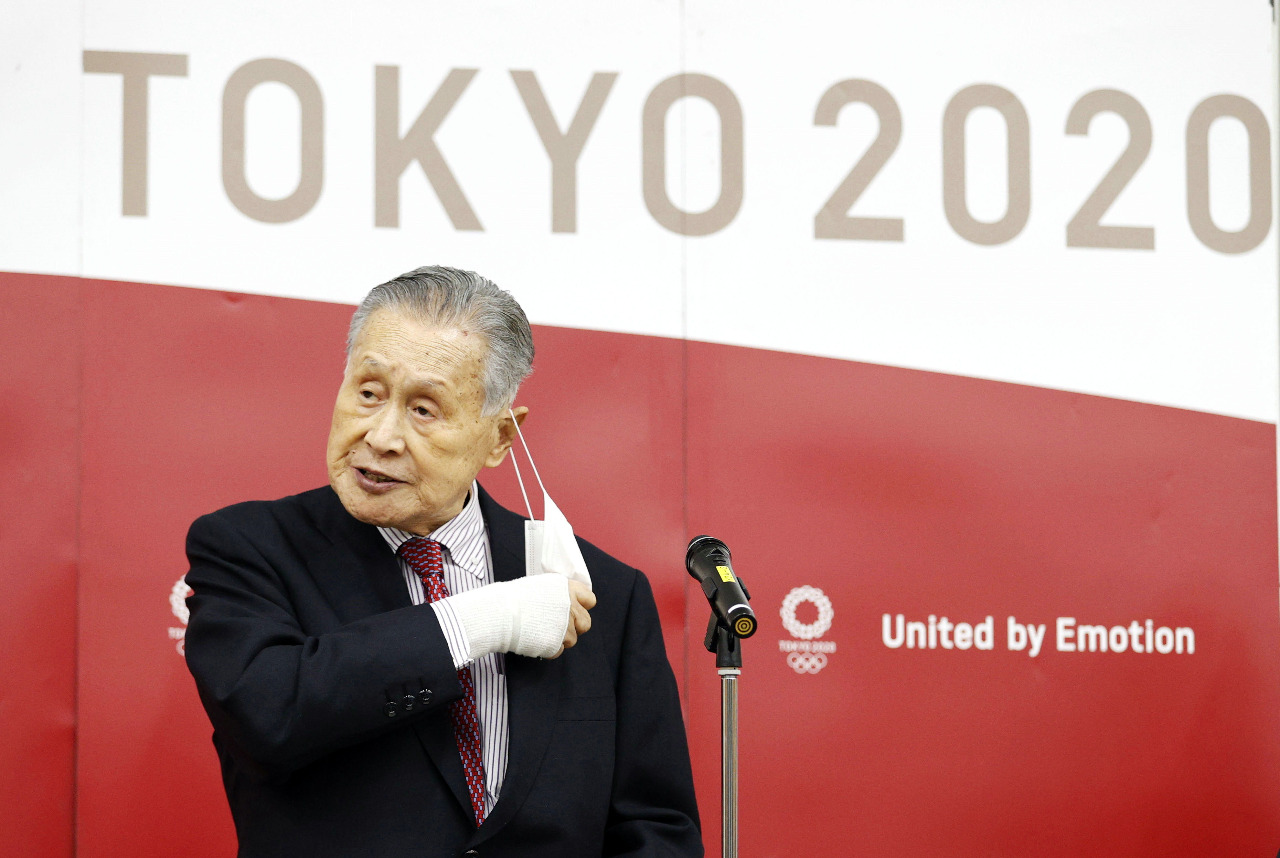 Yoshiro Mori, presidente de los juegos olímpicos de Tokio 2020. Foto:EFE