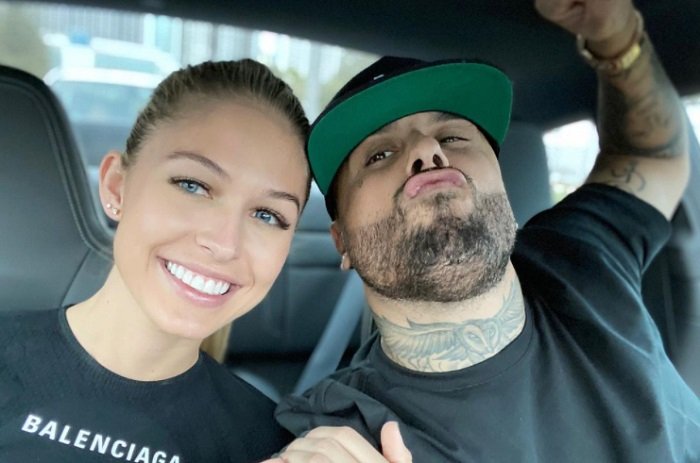 Cydney Moreau y Nicky Jam. Instagram