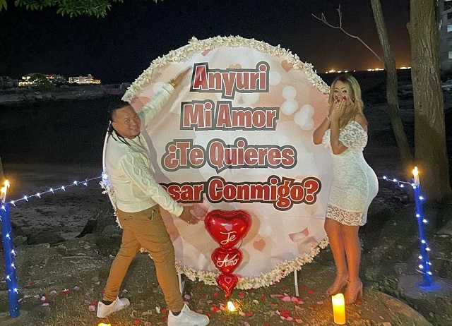 Mario Iván y Anyuri Martínez. Foto: Instagram /@anyuri_martinez