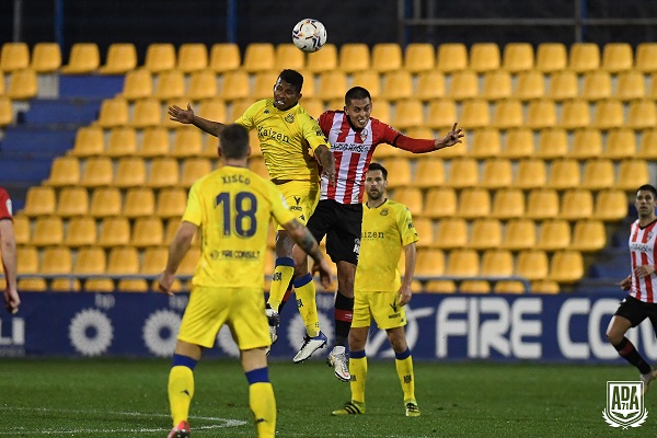 Escoba no jugaba con el Alcorcón desde el 20 de diciembre de 2020. Foto: @AD_Alcorcon