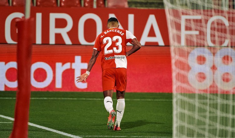 Yoel Bárcenas anotó su segundo gol con el uniforme del Girona. Cortesía