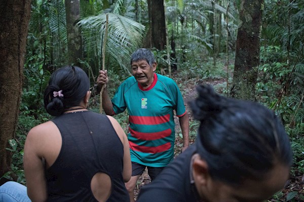 El último chamán de los Juma de Brasil. Foto: EFE