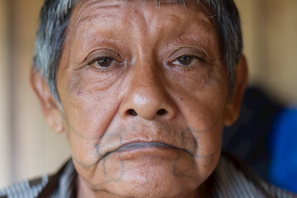 El último chamán de los Juma de Brasil. Foto: EFE