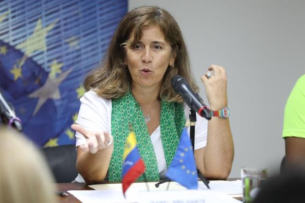 La jefa de Delegación de la Unión Europea en Venezuela, Isabel Brilhante