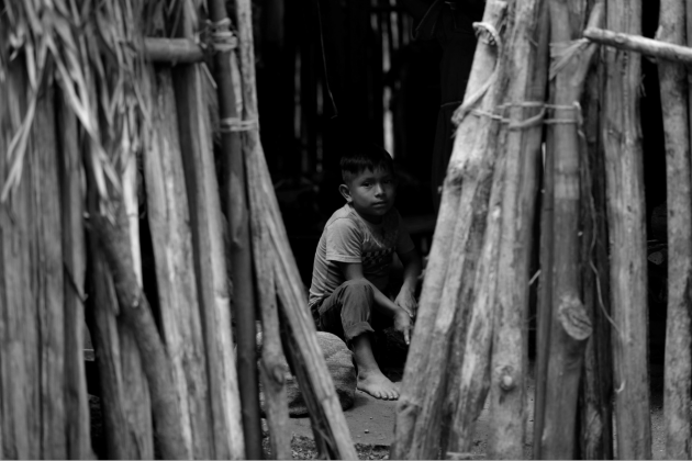 En la Comarca Ngäbe-Buglé la pobreza alcanza al 95.4% de los niños, niñas y adolescentes. Foto: Cortesía.