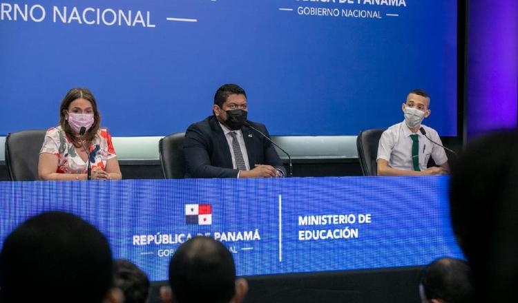El anuncio de las mejoras realizadas al plan educativo se realizó el pasado lunes, primer día de clases de este año lectivo. Foto de cortesía