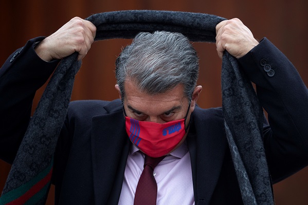 Joan Laporta, candidato a la presidencia del FC Barcelona. Foto: EFE