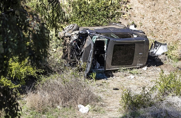 El golfista estadounidense sufrió el accidente el pasado 23 de febrero. Foto: EFE