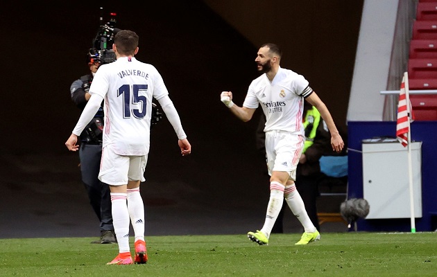 Benzema evitó la derrota del Madrid.