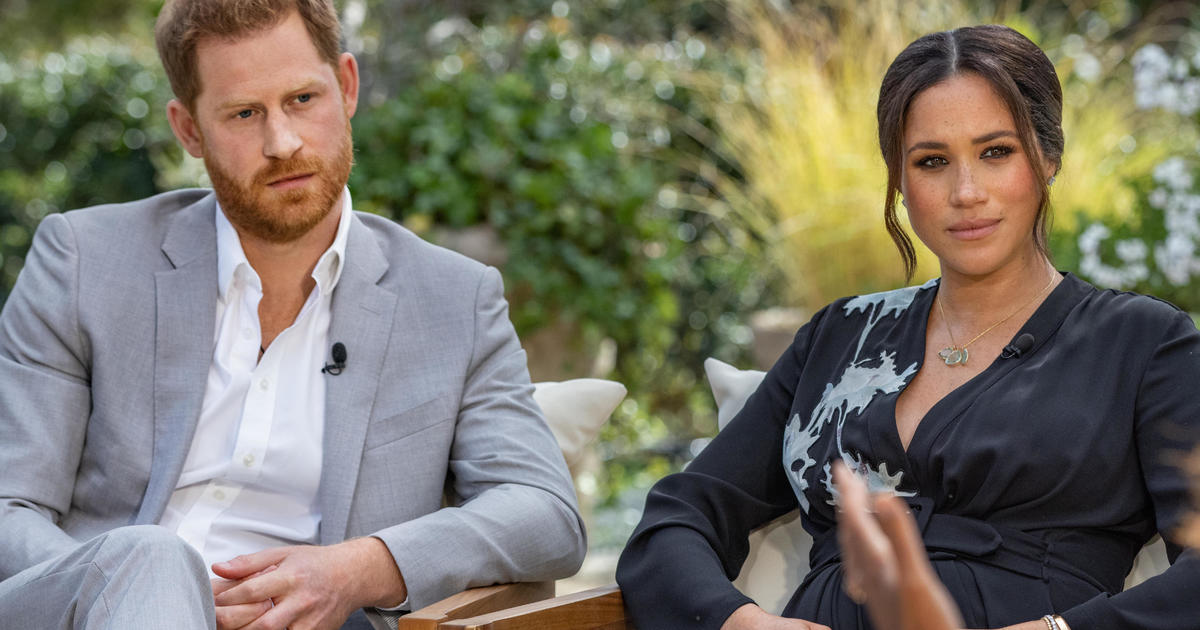 Harry y Meghan. Foto: CBS News