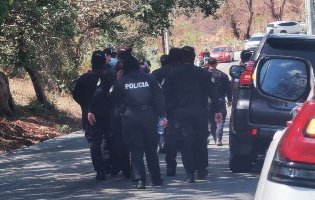 Una de las personas que iba con Cortizo Cohen pidió ayuda y la policía llegó rápidamente.