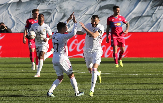 Benzema rescató de nuevo al Madrid.