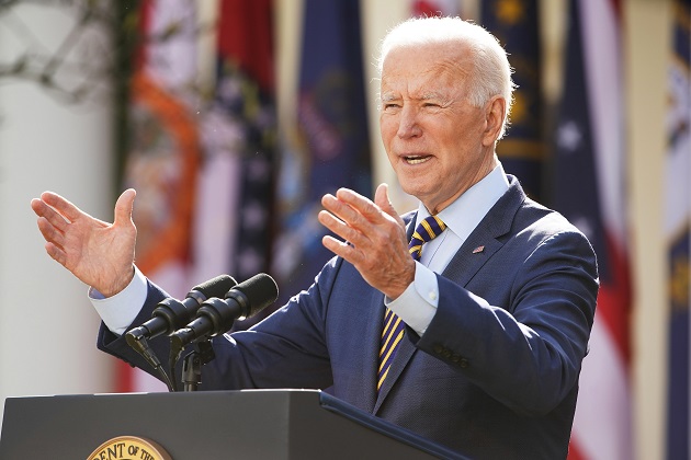 El presidente de Estados Unidos, Joe Biden, ya se vacunó contra la covid-19. Foto: EFE