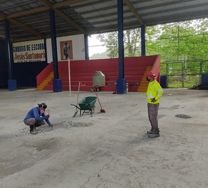 Los trabajos fueron suspendidos a causa de la pandemia. Foto: Diómedes Sánchez