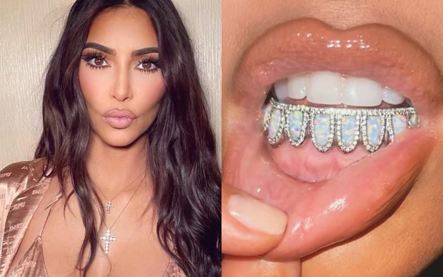 La pieza exclusiva para Kim Kardashian fue realizada por Gabby Elan Jewelry. Fotos: Instagram / kimkardashian 