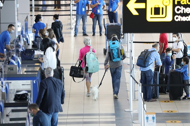 Del total de viajeros, 58.4% fueron visitantes y 41.6% residentes. Foto/Cortesía