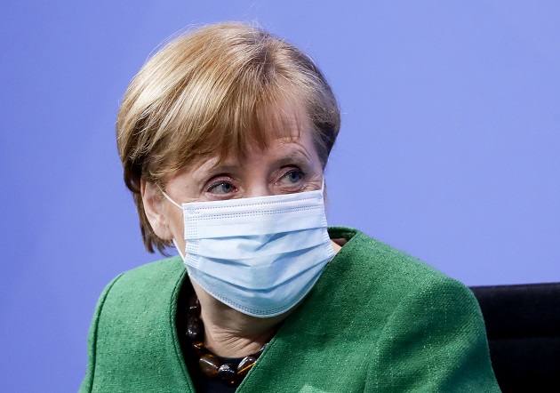 La canciller de Alemania, Angela Merkel, y los líderes regionales acordaron imponer un confinamiento estricto durante la Semana Santa. Foto: EFE