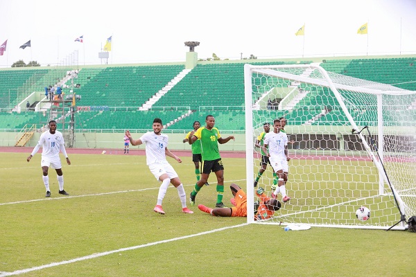 Primer gol de Panamá ante Anguila. Foto: Fepafut