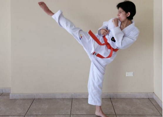 Poomsae panameño estuvo internacional. Foto.Cortesia