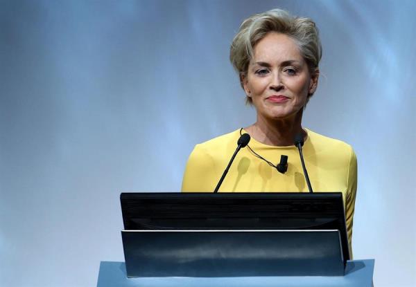 La actriz estadounidense Sharon Stone