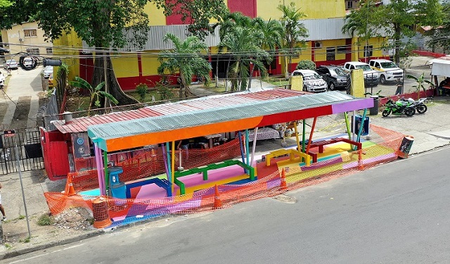 Fachada de la parada.  Foto: Cortesía