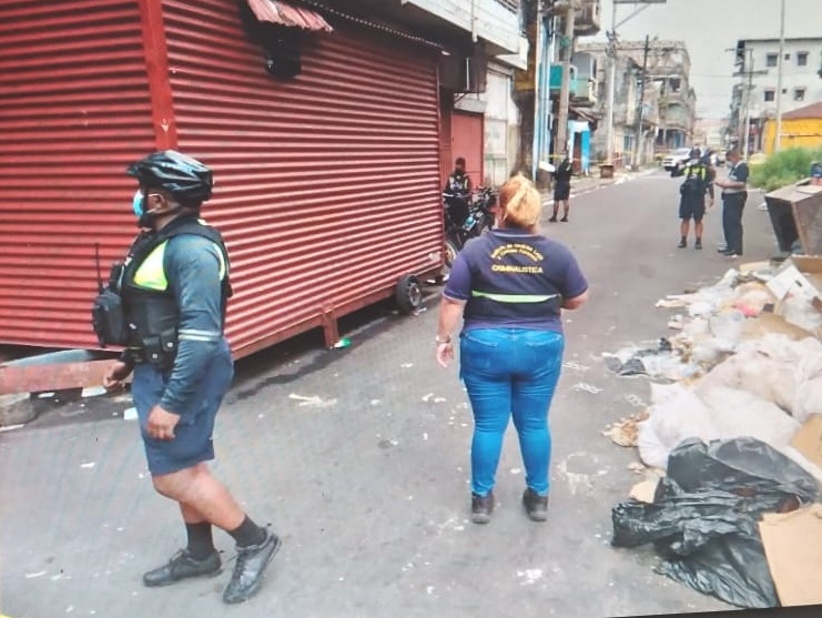 El crimen de este sábado se perpetró en el sector conocido como "la Unidad". Foto: Diómedes Sánchez