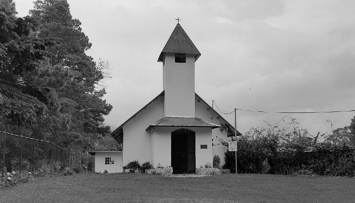 Capilla de Alto Lino, construida en 1907, primera iglesia en la antigua cabecera distrital. Foto: Cortesía del autor.