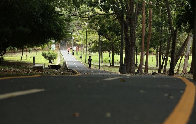 La exdiputada Mery Alfaro se encontraba en el Parque Omar.