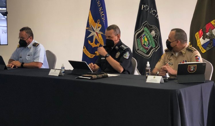 Estamentos de seguridad rindieron su informe mensual, ayer. Foto de cortesía