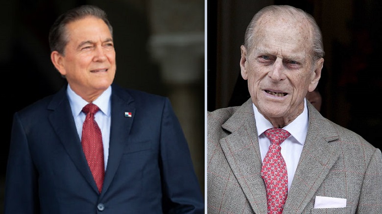Laurentino Cortizo y el Príncipe Felipe. EFE