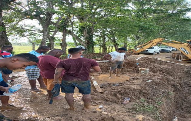 La reparación demoró por la falta de materiales . Foto: Diomedes Sánchez