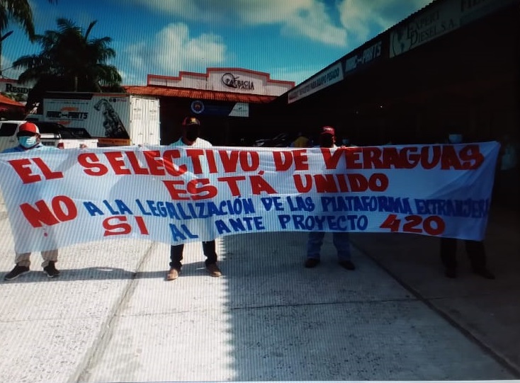 La protesta efectuada fue de manera pacífica. Foto: Melquiades Vásquez