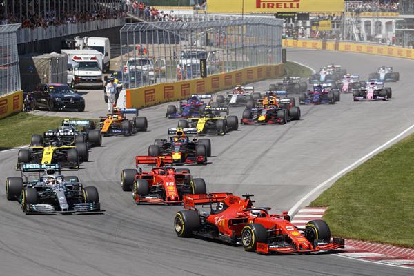 Vista del circuit Gilles Villeneuve, el Gran Premio de Fórmula 1 de Montreal, Canadá.