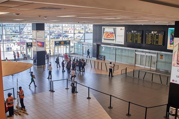 Vista general del Aeropuerto Internacional Jorge Chavéz en Lima (Perú)