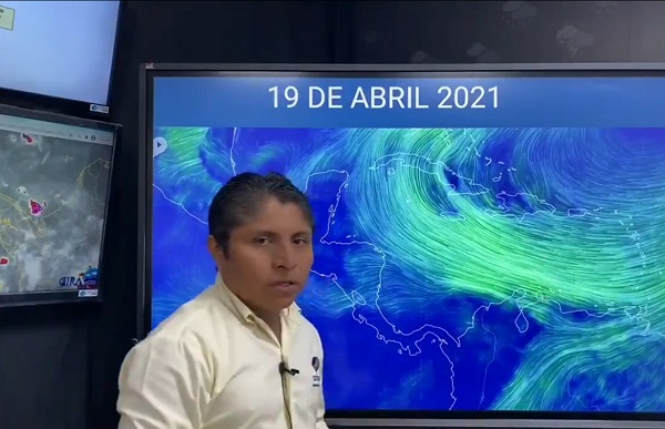 El pronóstico de Etesa está hecho según los vientos a niveles de 1,500 metros.