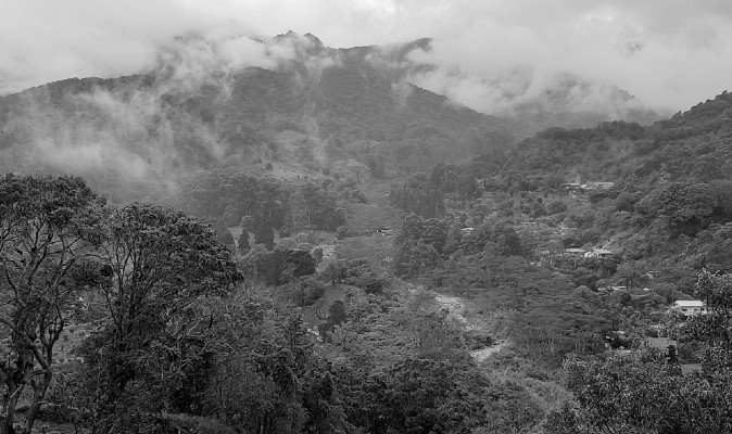 Vista de Boquete desde El Santuario. Foto: Cortesía del autor.