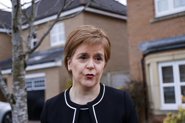 La ministra principal del Gobierno de Escocia y líder del independentista Partido Nacional Escocés (SNP), Nicola Sturgeon.