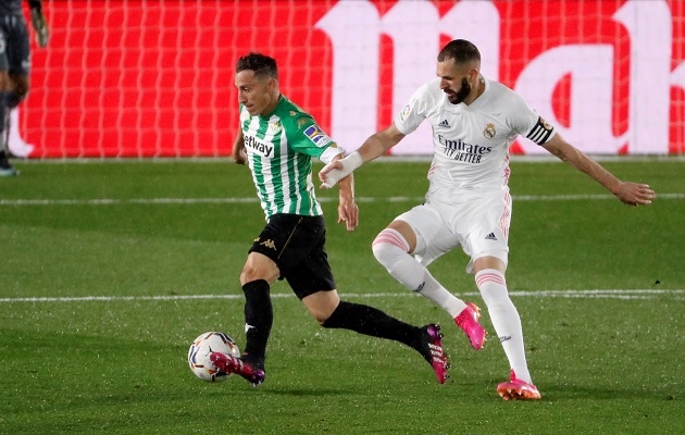 Real Madrid empató 0-0 con el Betis este sáado. Foto. EFE