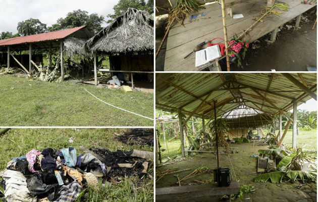 Área donde estaba ubicada la iglesia. 