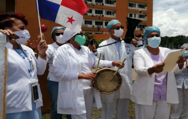 Hubo protestas, por parte de las enfermeras, en todas las provincias. Archivo
