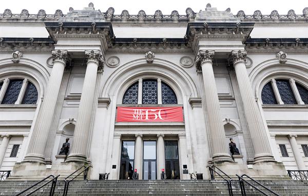 Vista de la entrada del Museo Metropolitano de Nueva York (Met).