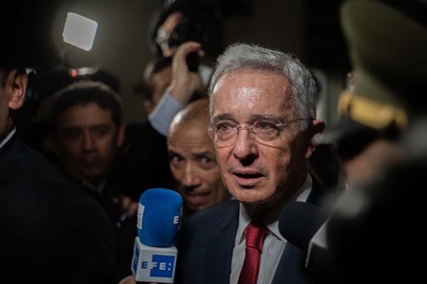 El expresidente de Colombia, Álvaro Uribe Vélez