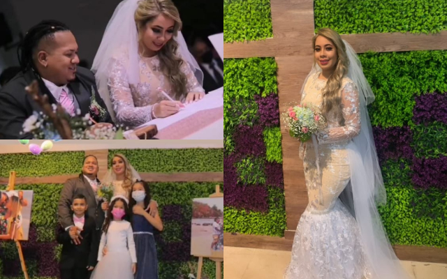 Imágenes del matrimonio de Mario Iván y Anyuri Martínez. Fotos: Instagram