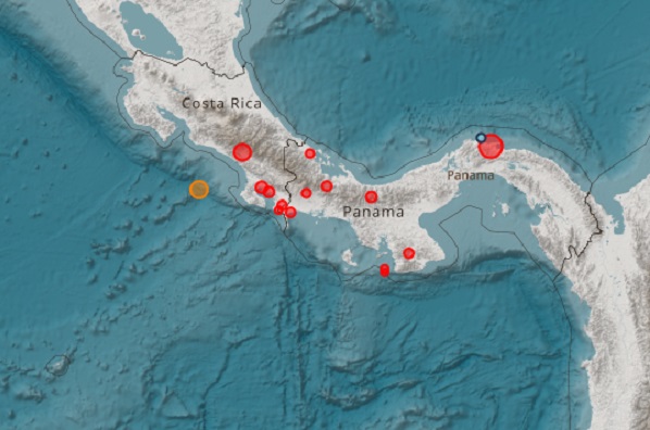 Reporte del Instituto de Geociencias de la Universidad de Panamá. 